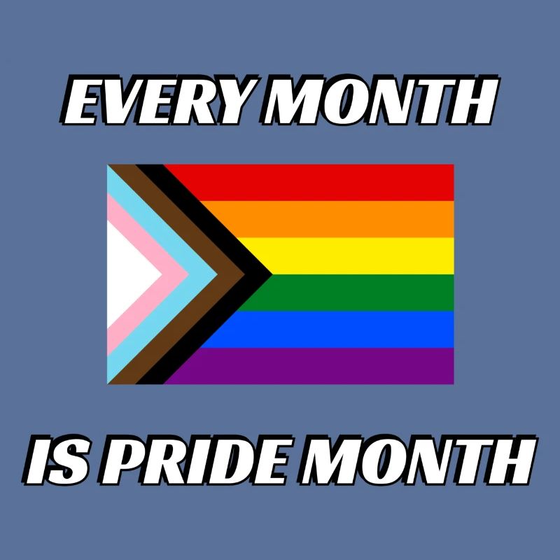 Chaque mois est le mois de la fierté Progress Pride Flag