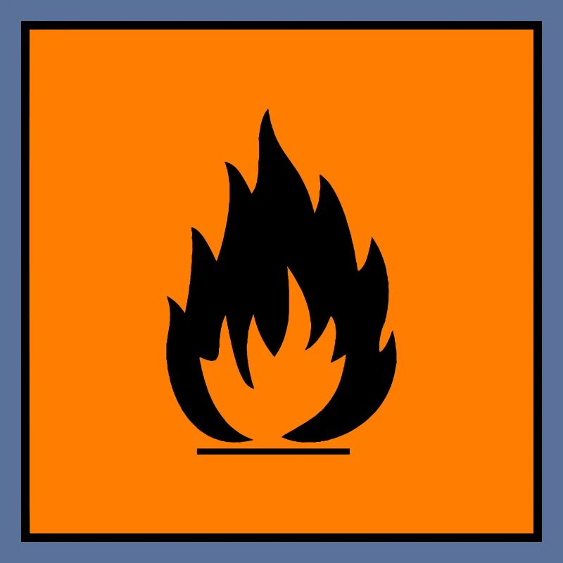 Avertissement de danger inflammable, danger inflammable
