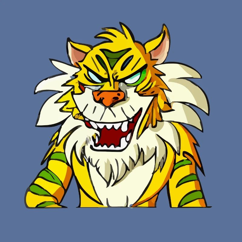 Exe the grumpy tiger