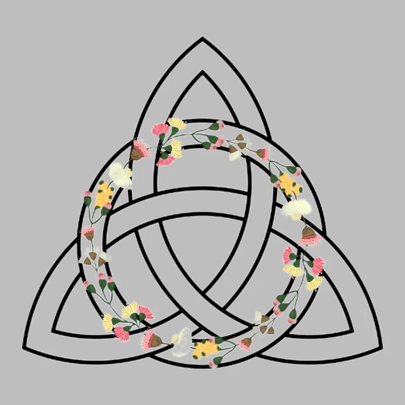Keltisches Symbol - Triquetra / Triquette oder Triquel.