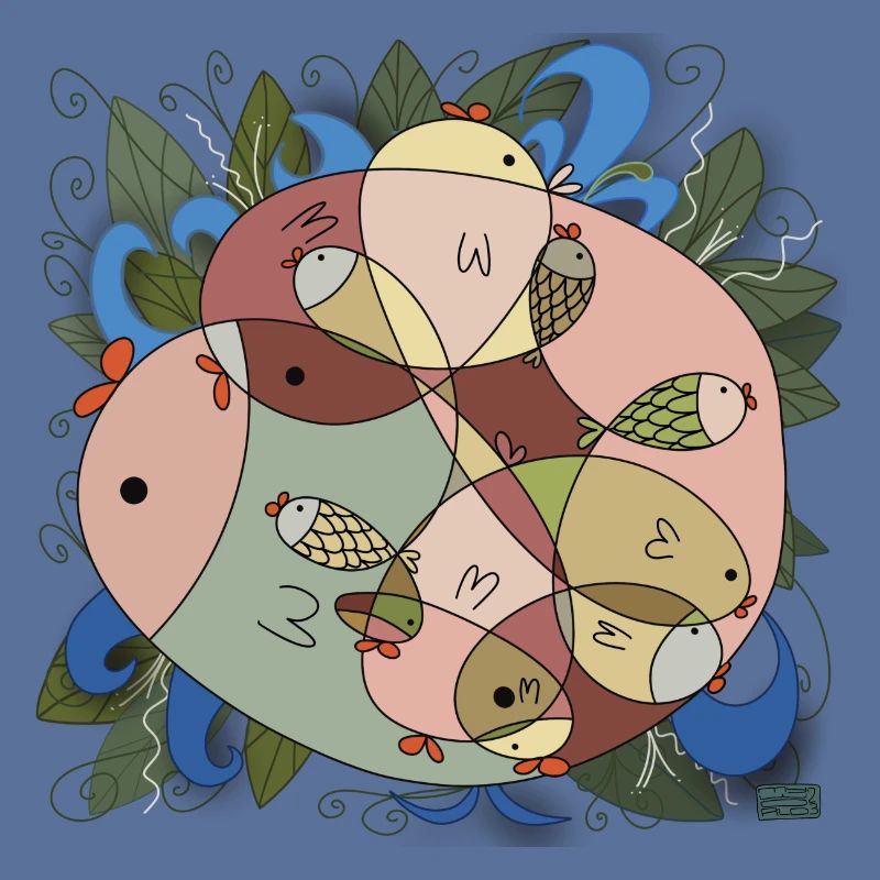Fisch Vogel