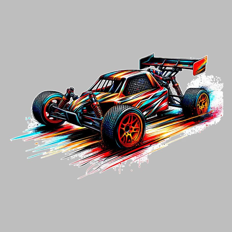 RC-Buggy - Farbsplash