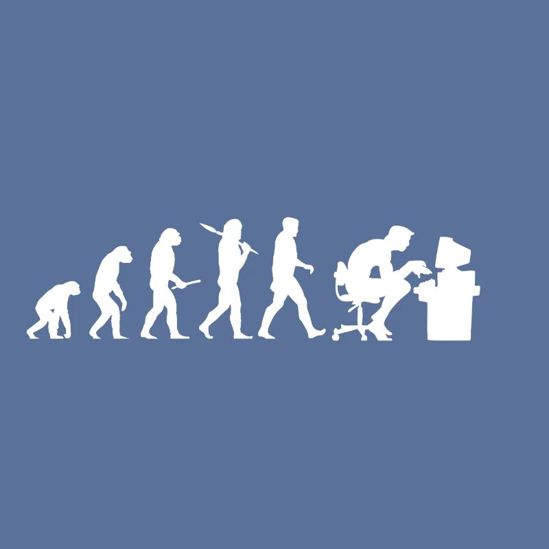 Evolution Computer Nerd! Nerd PC! IT! Technique!