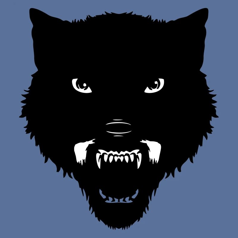 tete de loup noir