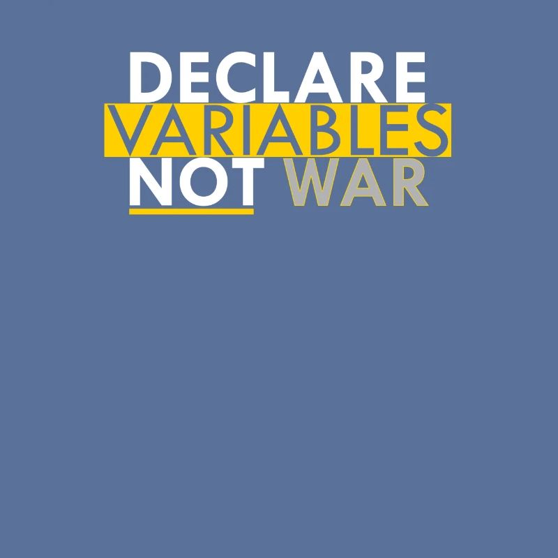 Déclarez les variables non le cadeau de programmeur de guerre