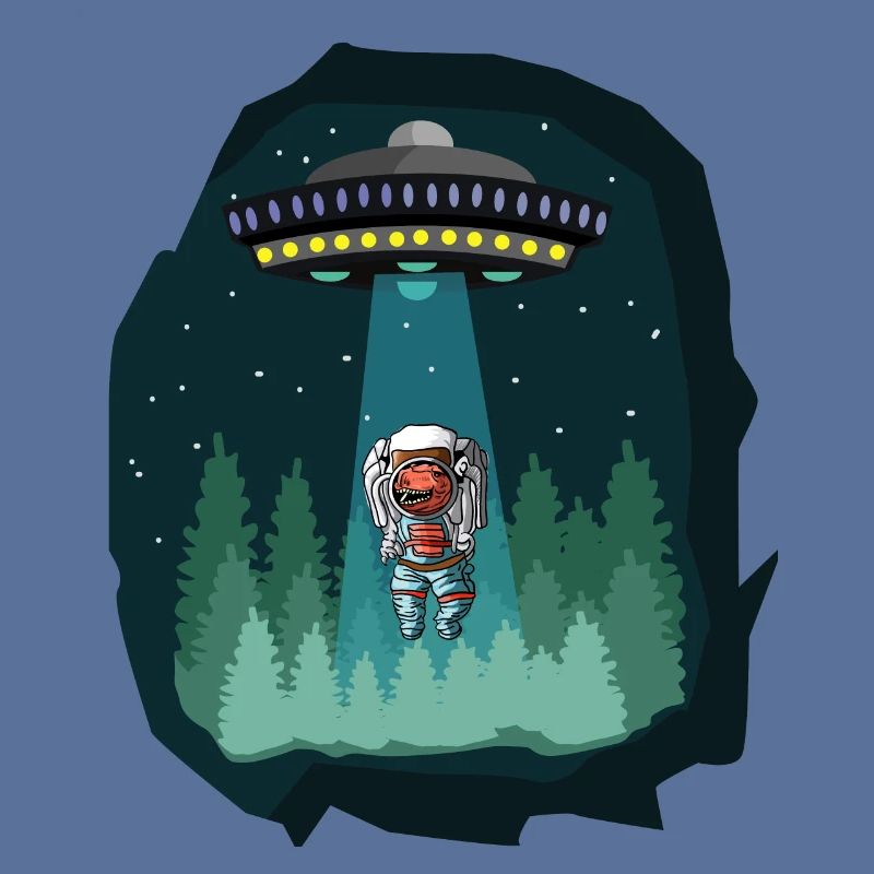 Astronaute de l'espace dinosaure