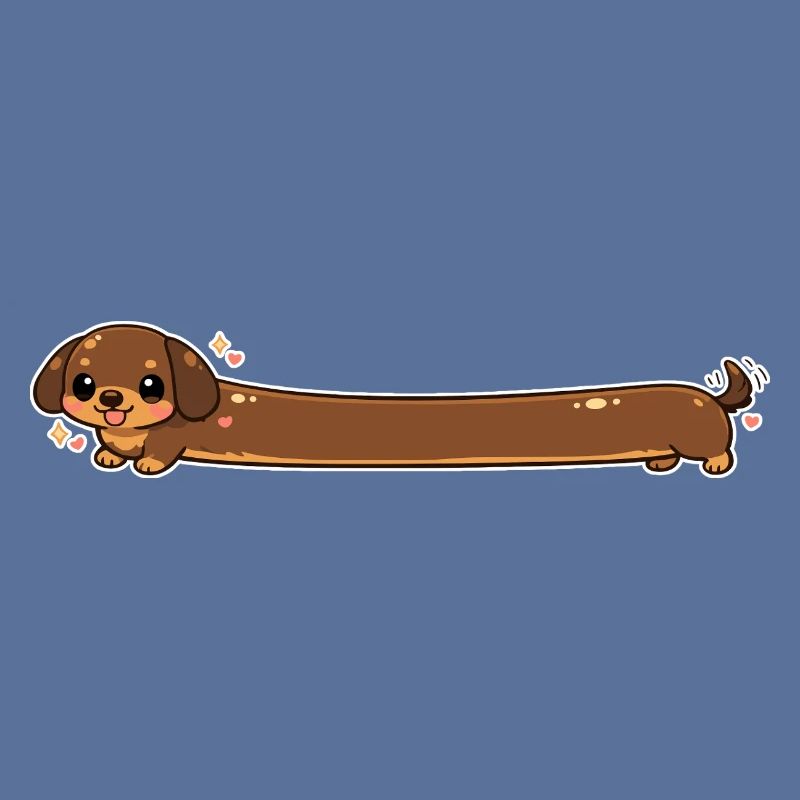 Long, teckel mignon