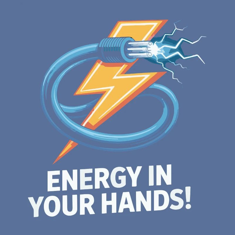 Elektrischer Strom Blitz Design