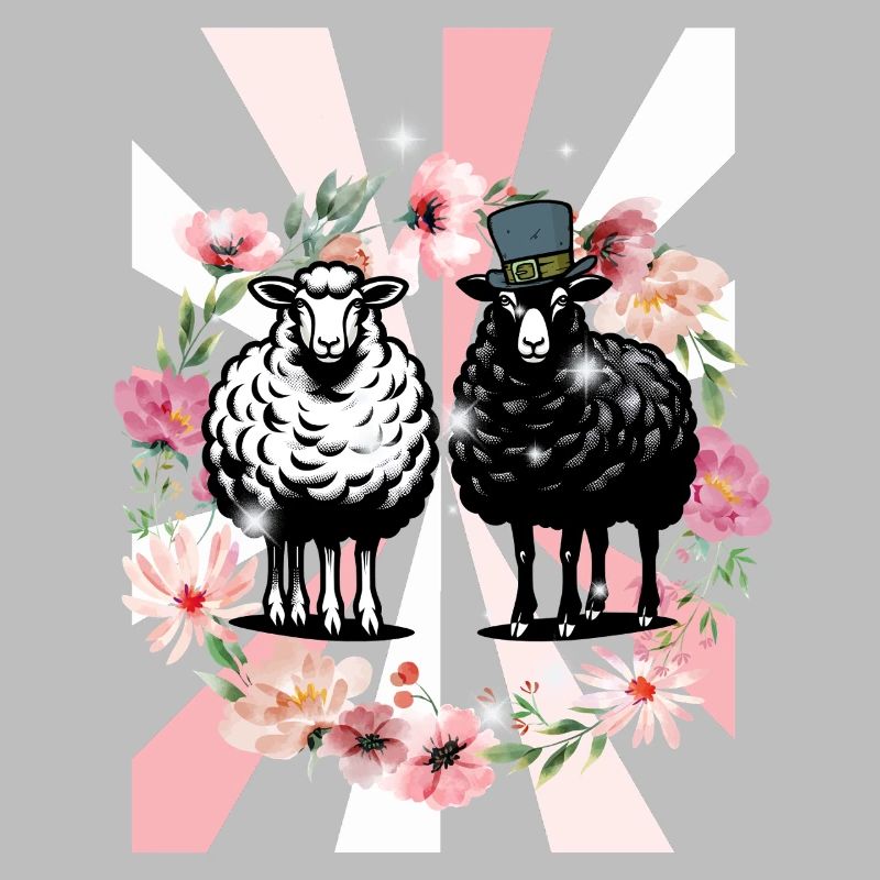 Retro Spring Sheep Easter Kids