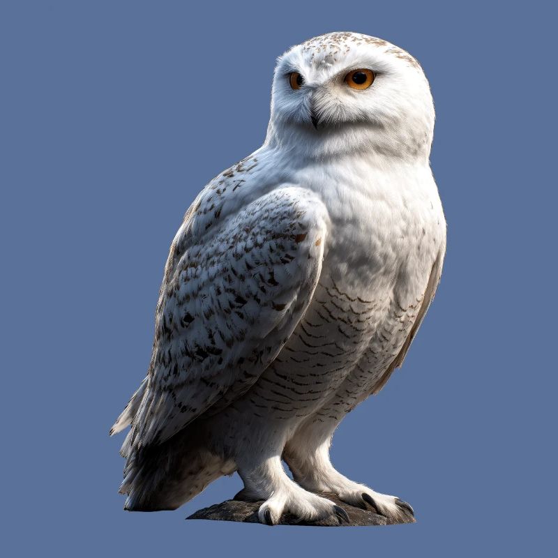 Schneeeule Weiße Eule Kauz Uhu Owl Schnee Eulen