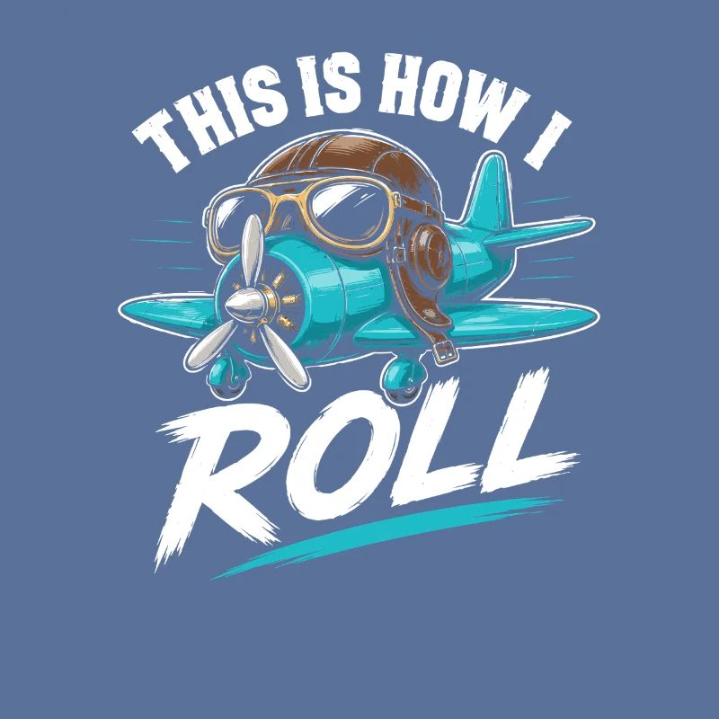 Propellerflugzeug Roll Spruch