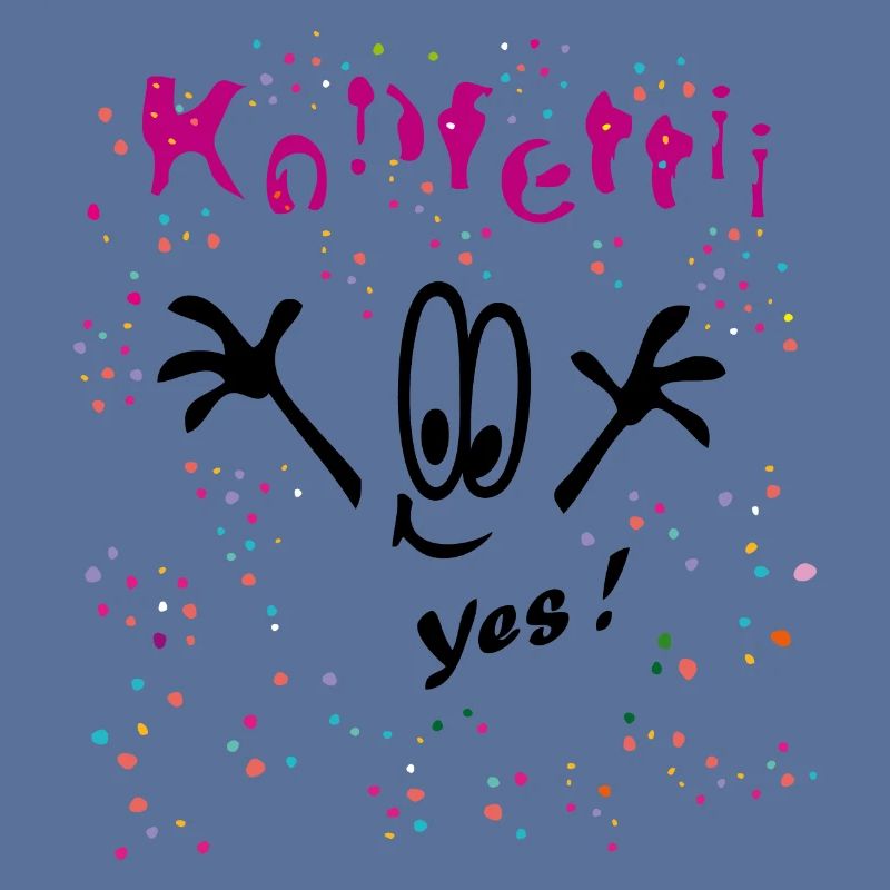 Konfetti Karneval Comic