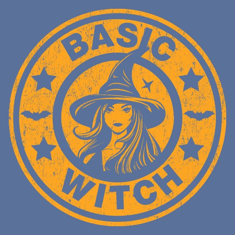 Basic Hexe Vintage Halloween Ästhetik Kürbis