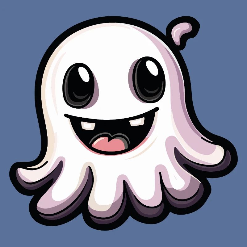 Geist Halloween Niedlich Comic