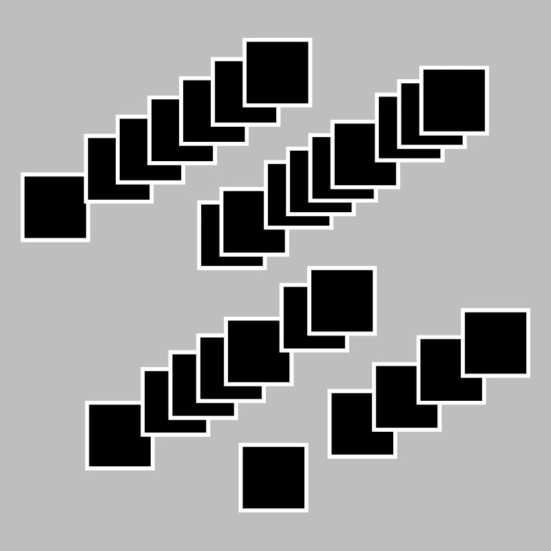 Nested Squares Cascade