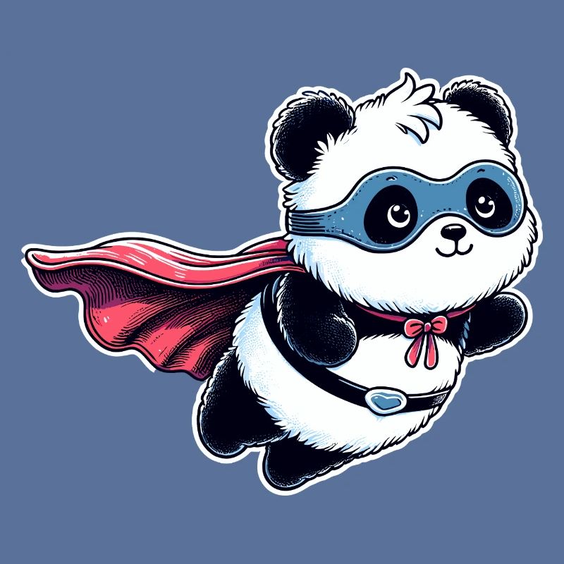 Panda Bär Helden Bärchen Superhelden Teddy