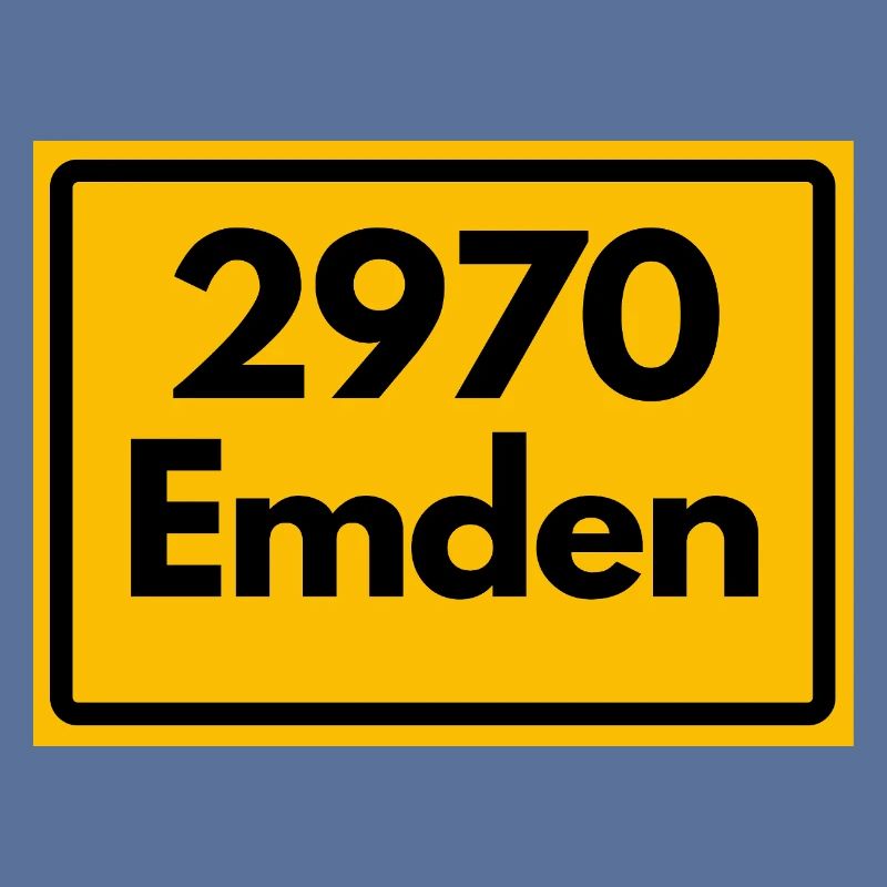 OLD POSTCODE ZIP CODE RETRO ⚓ 2970 Emden Moin moin