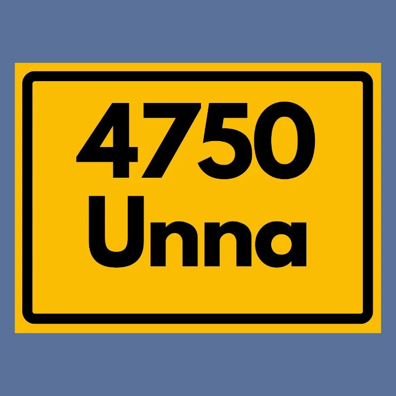 ANCIEN CODE POSTAL RÉTRO 4750 UNNA