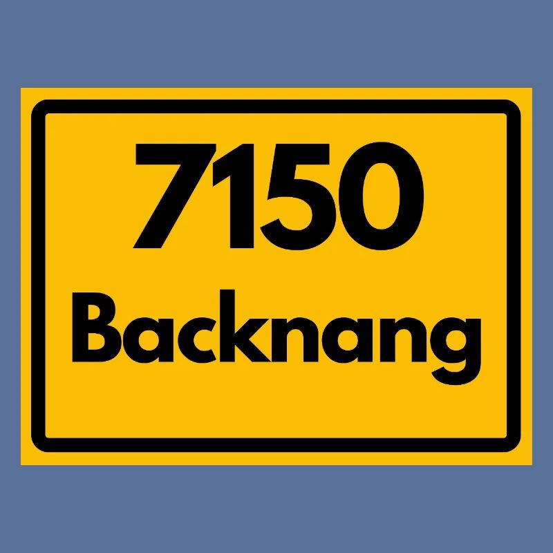 ANCIEN CODE POSTAL RETRO 7150 BACKNANG HEIMAT