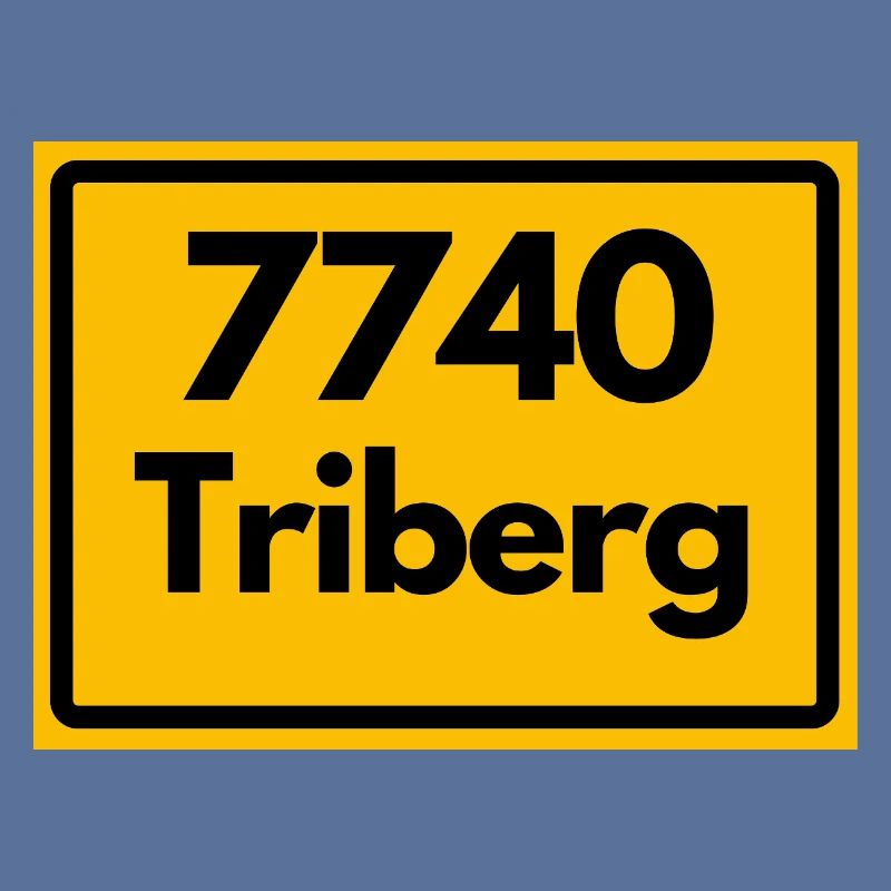 OLD POSTCODE ZIP CODE RETRO 7740 TRIBERG HEIMAT