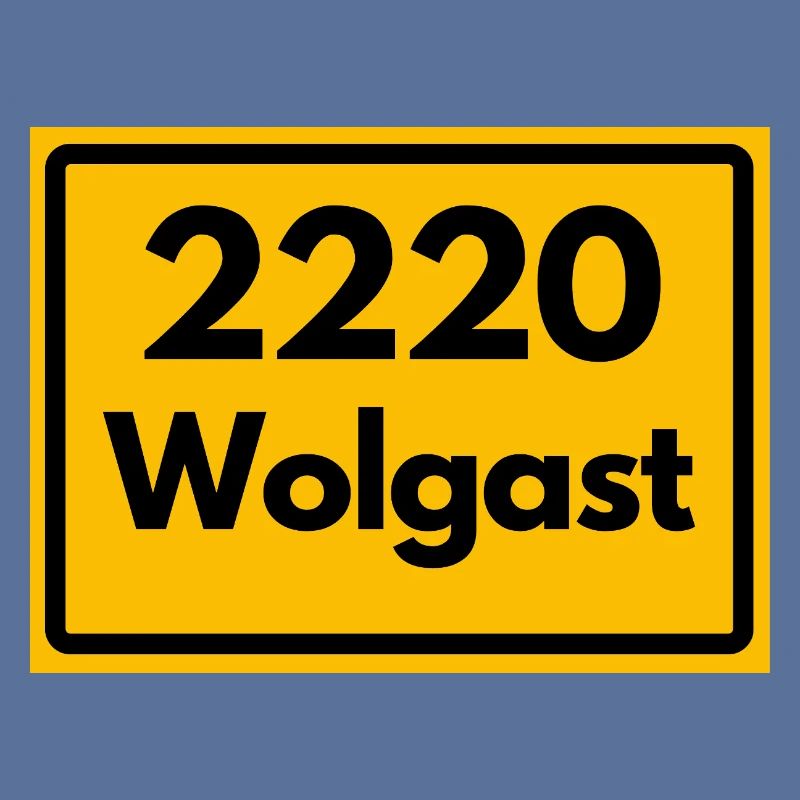 OLD POSTCODE POSTCODE RETRO 2220 WOLGAST HEIMAT