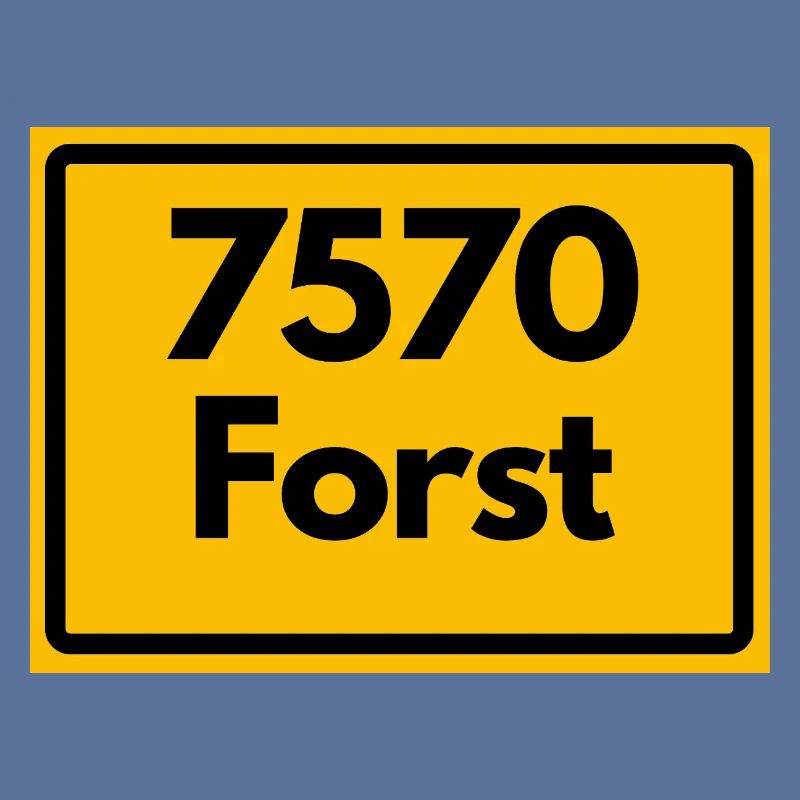 ANCIEN CODE POSTAL RETRO 7570 FORST