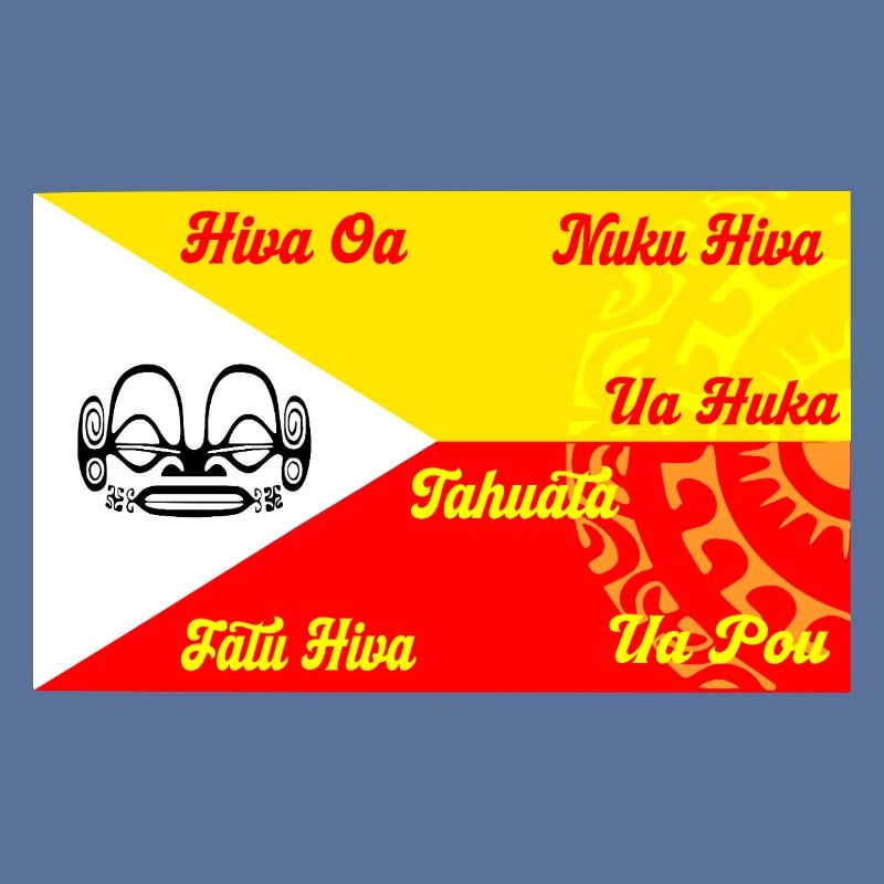 Marquesan Flag - Personalized