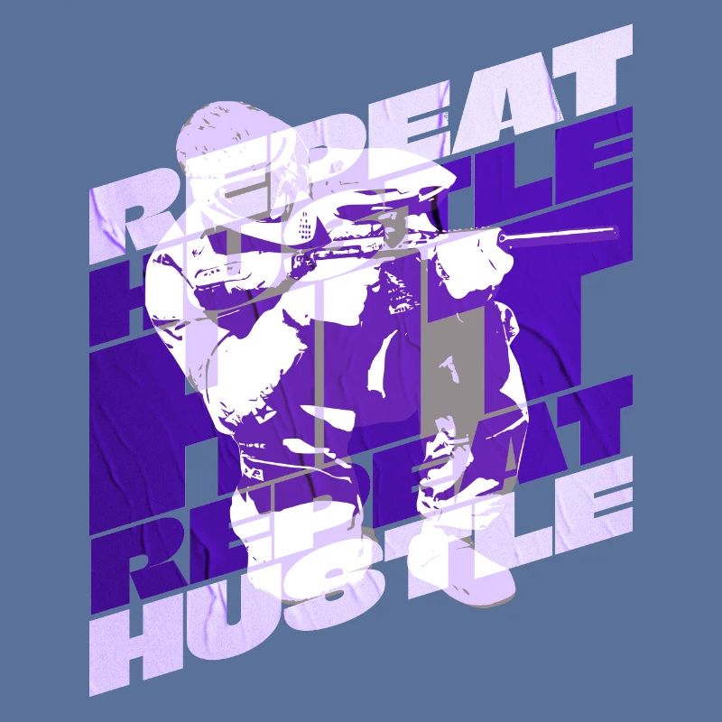 Hit hustle repeat paintball practice