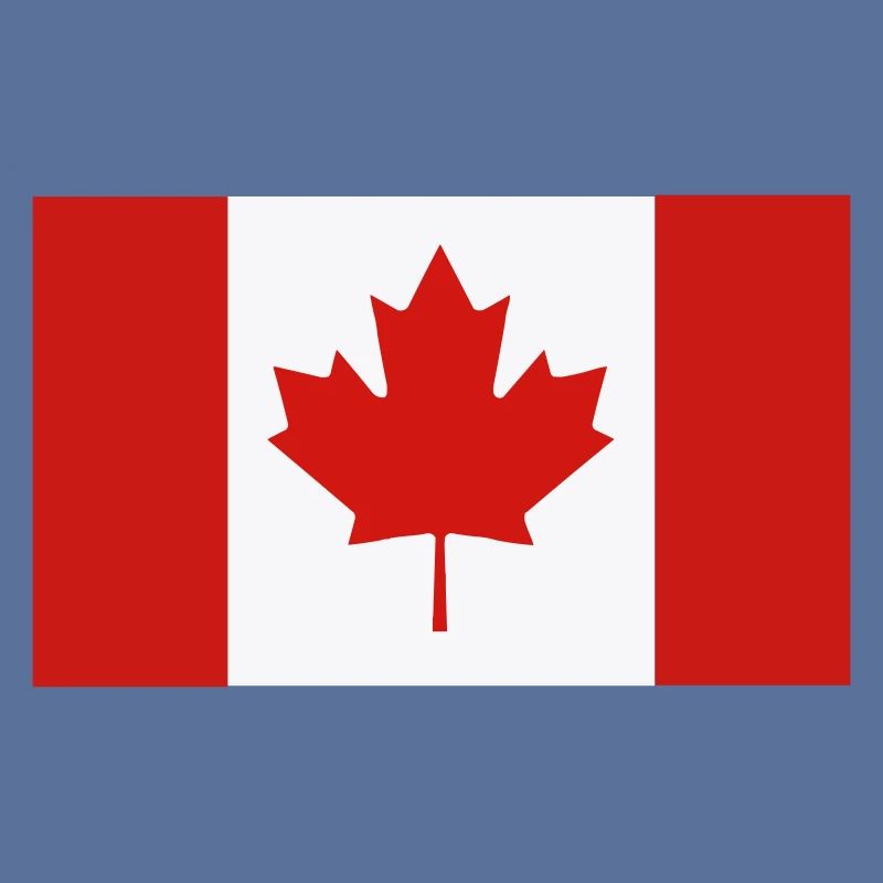 Red Maple Leaf Canada Flag
