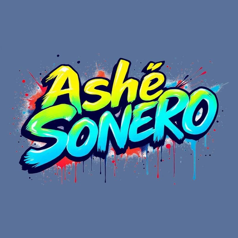 Ashe Sonero Graffiti-Regenbogen