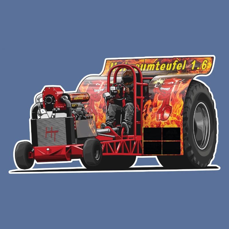 Tractor Pulling // Illustration
