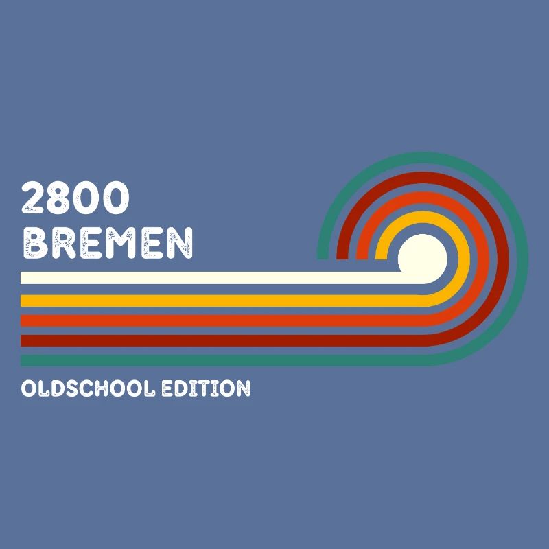 Bremen Retro Shirt 2800 Oldschool Code postal