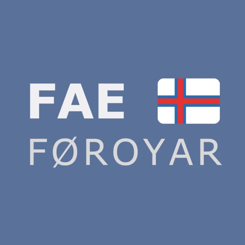 FAE FØROYAR white-lettered