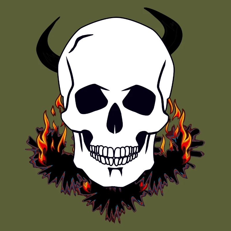 Devil Skull Purgatory Hell Satan diabolical death