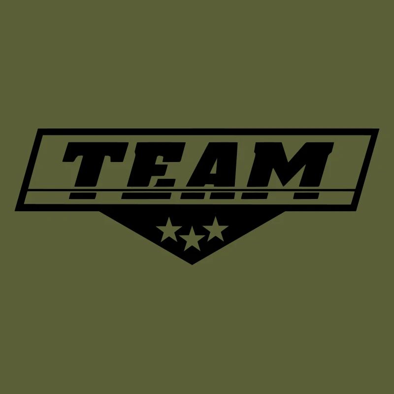 Team Mannschaft Crew Emblem Logo Geschenk