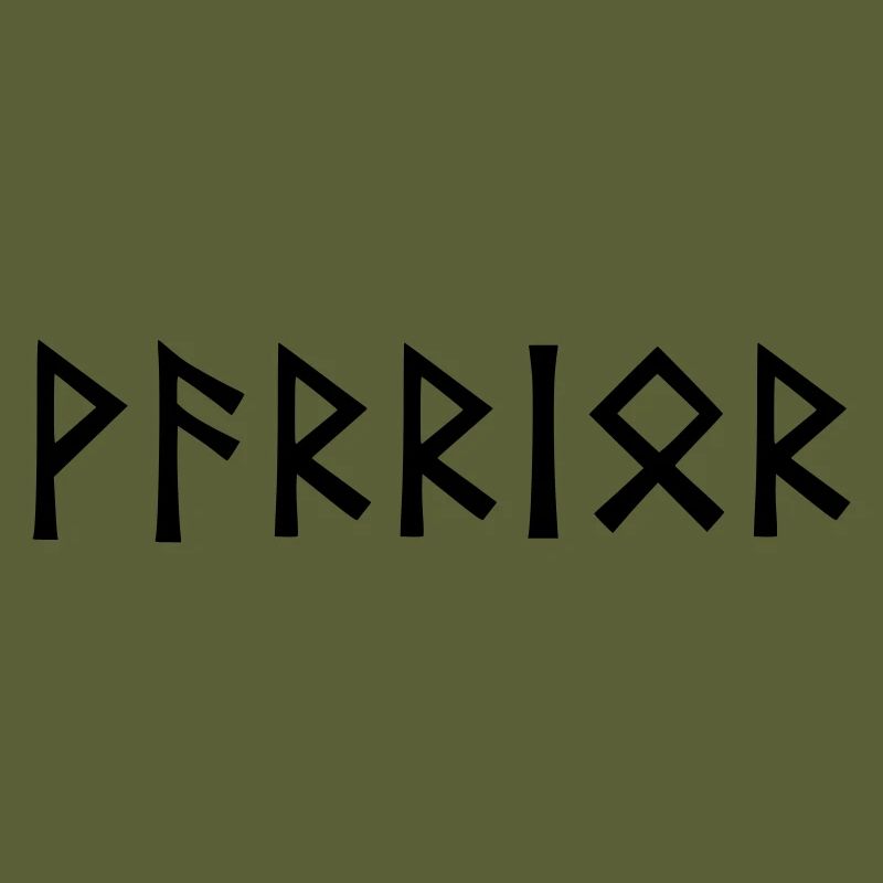Guerrier - en script runique