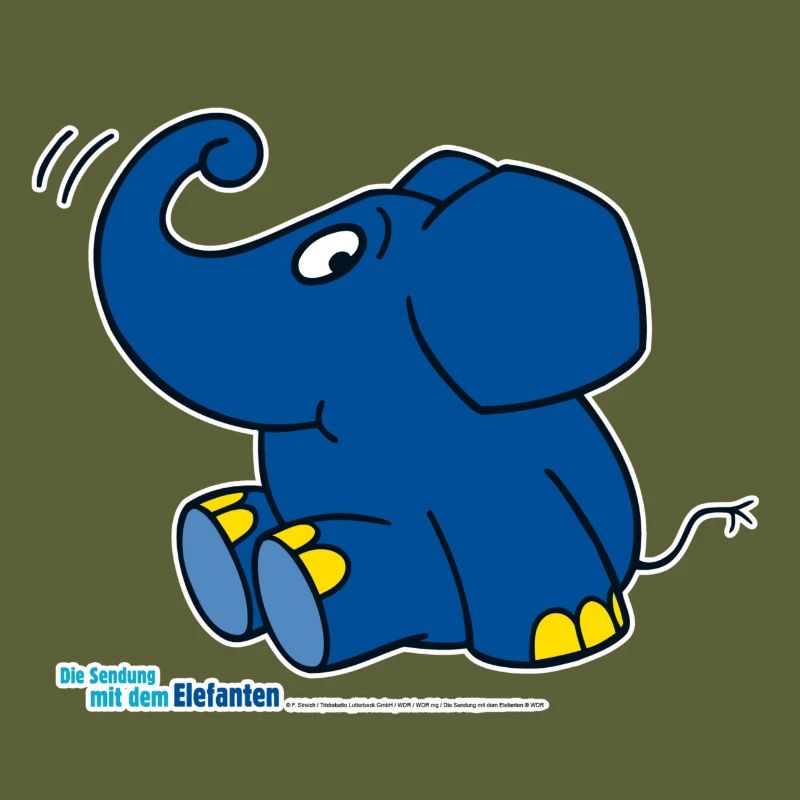 Der Elefant - sitzend