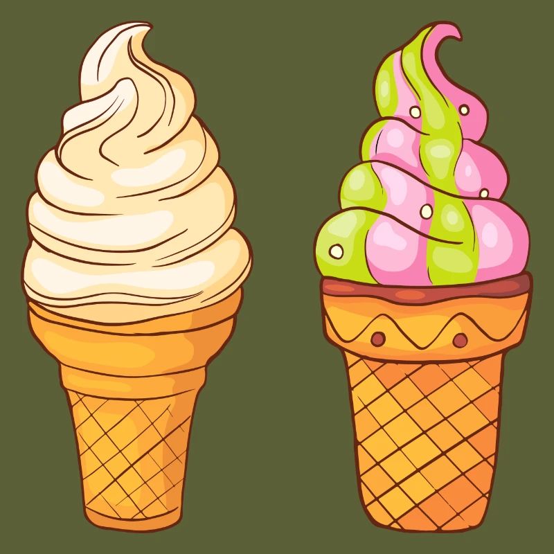 Eis Speiseeis Eiskrem Eiscreme Kugeleis Eisbecher