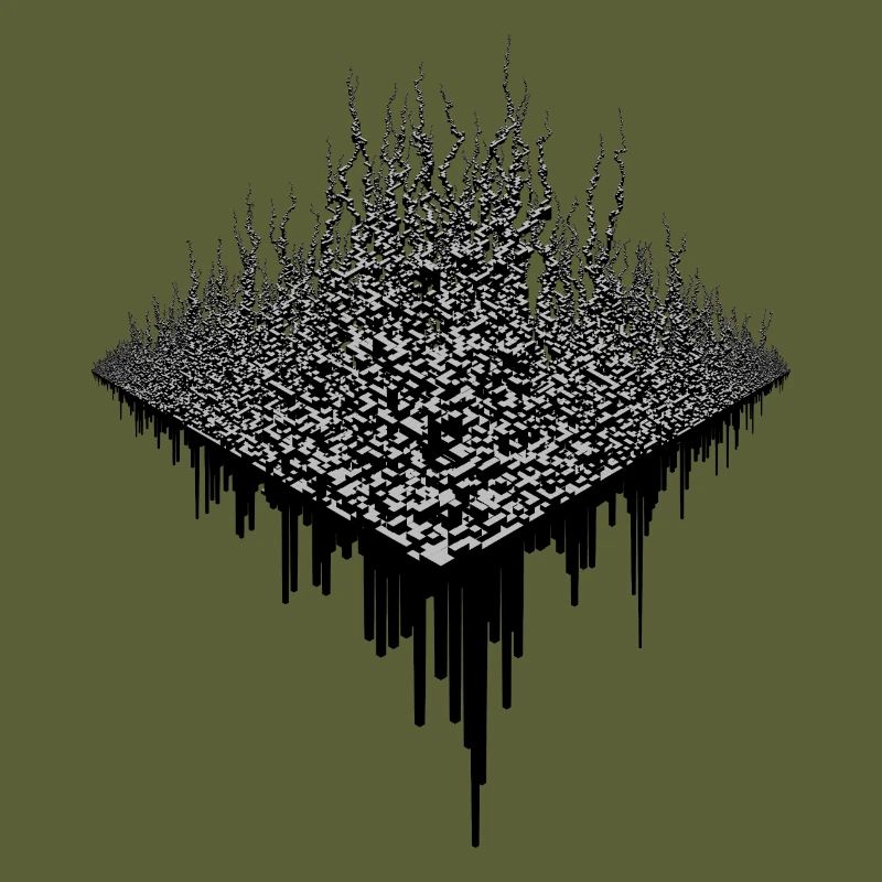 Techno Cube Abstract Art