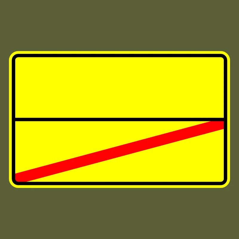 Panneau de signalisation modèle