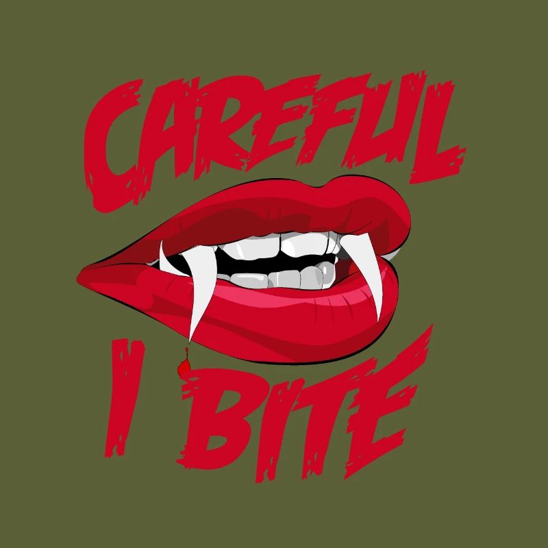 Attention I bite bite bite! Vampire dentition teeth