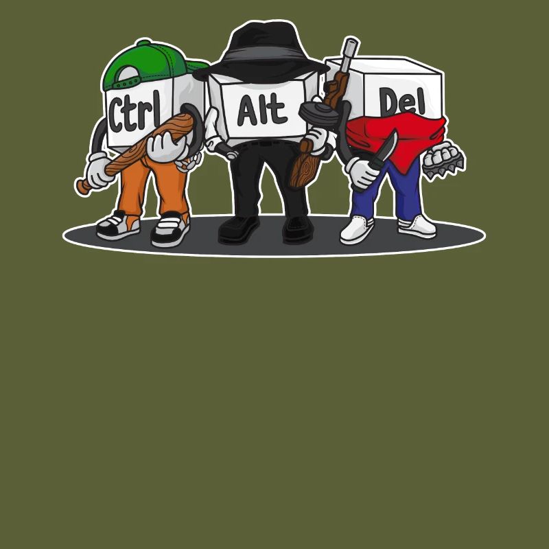 Ctrl Alt Del Computer Admin Nerd Geek Informatiker