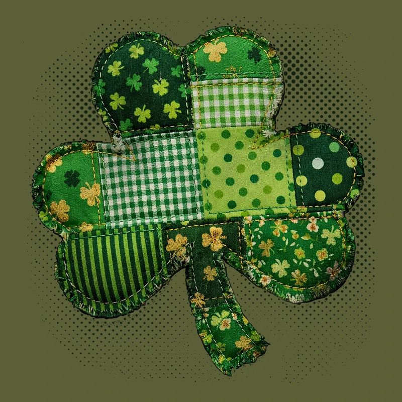 Trèfle – St. Patrick vintage en patchwork