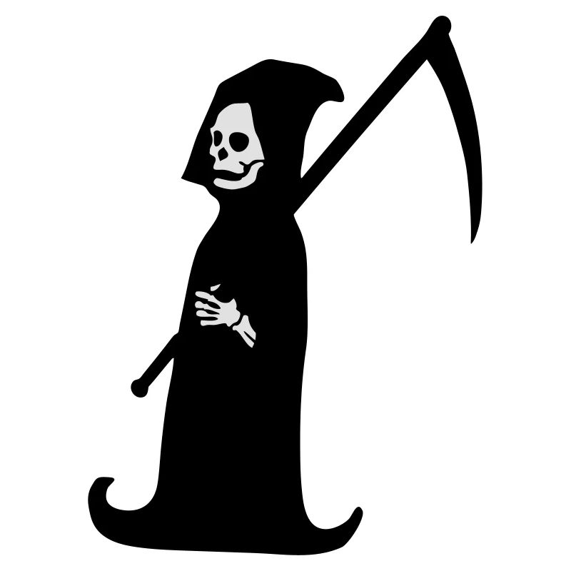 Sensenmann grim reaper dead dark symbol skull