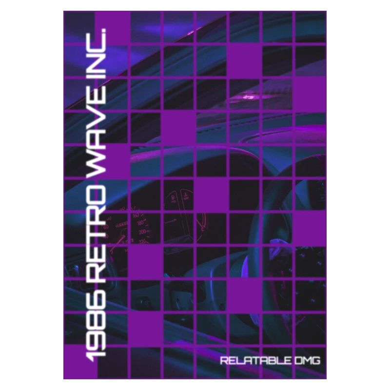 '86 Retro Wave Synthwave Car Interior