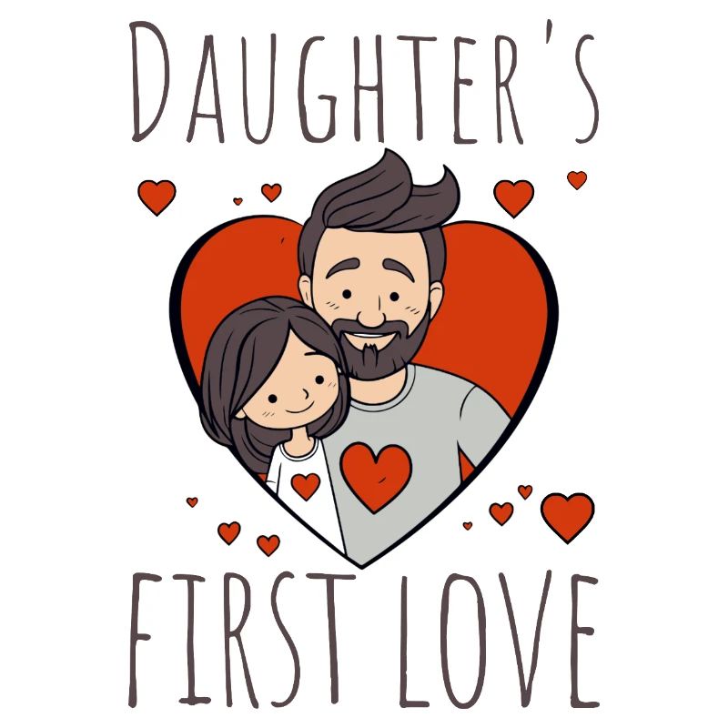 Das Herz der ersten Liebe der Tochter