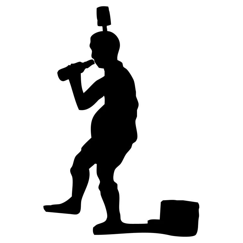 Tipp Kick Figur mit Bierflasche (FS)