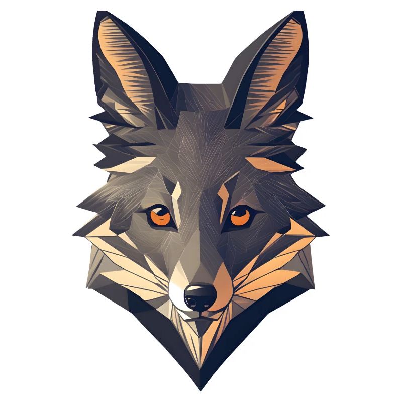 Minimalistic Fox Head