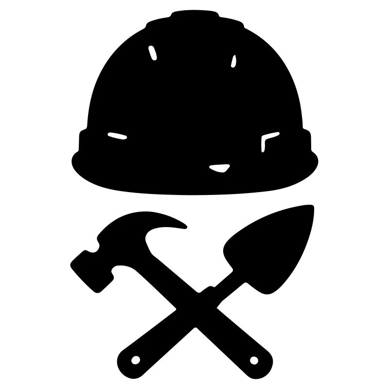 T-shirt Construction - Builder Tools Helmet