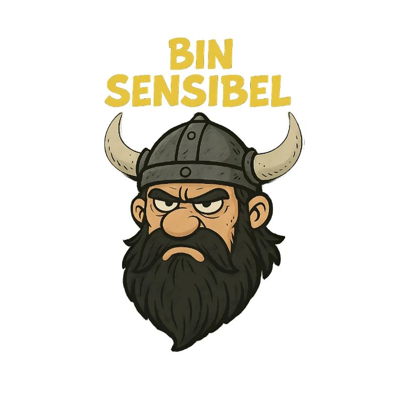 Bin sensibel...witziger Wikinger